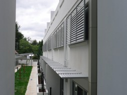 Aluminium Fixed Aerofoil Shutter Screens Stylish