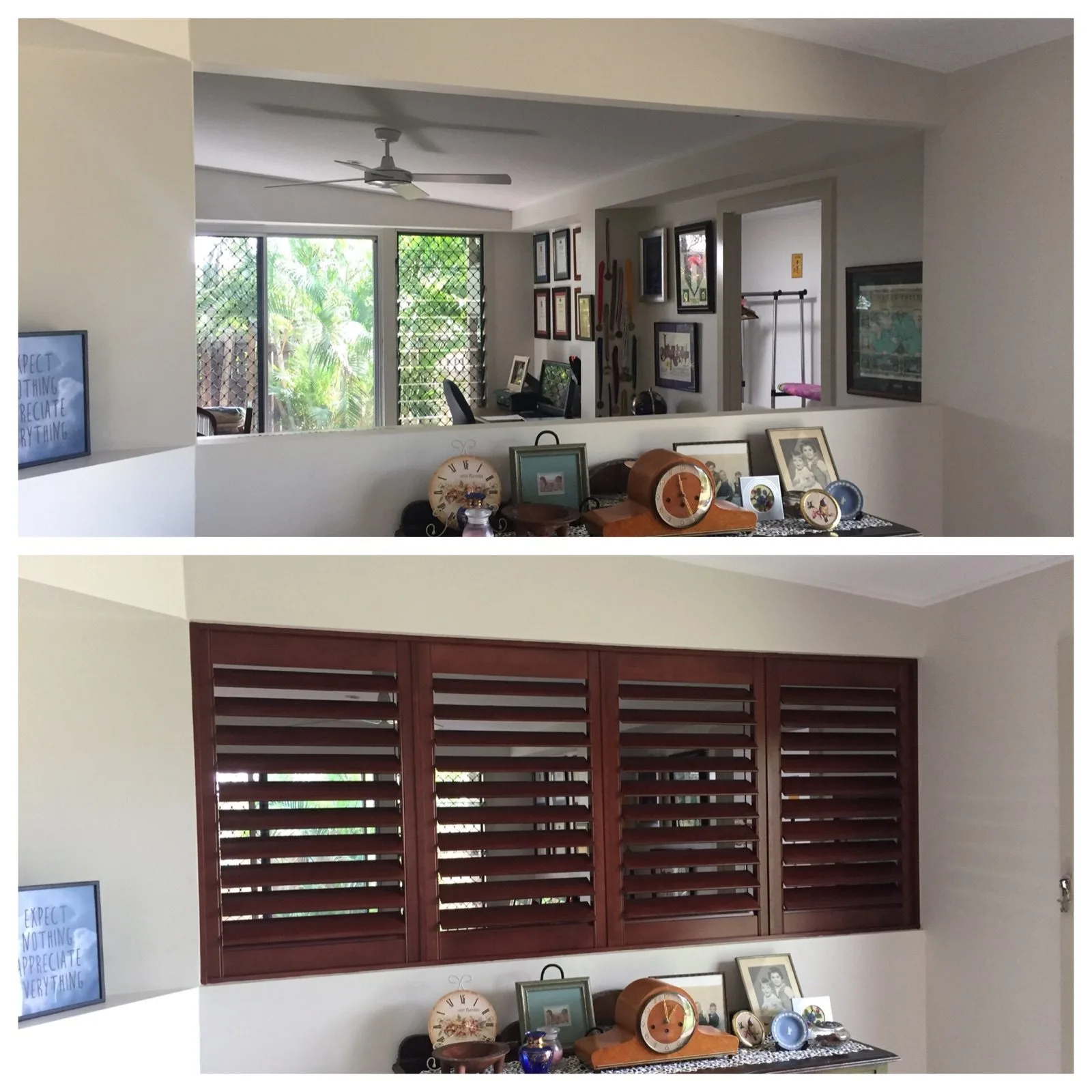TRANSFORM YOUR HOME WITH STAINED TIMBER SHUTTERS