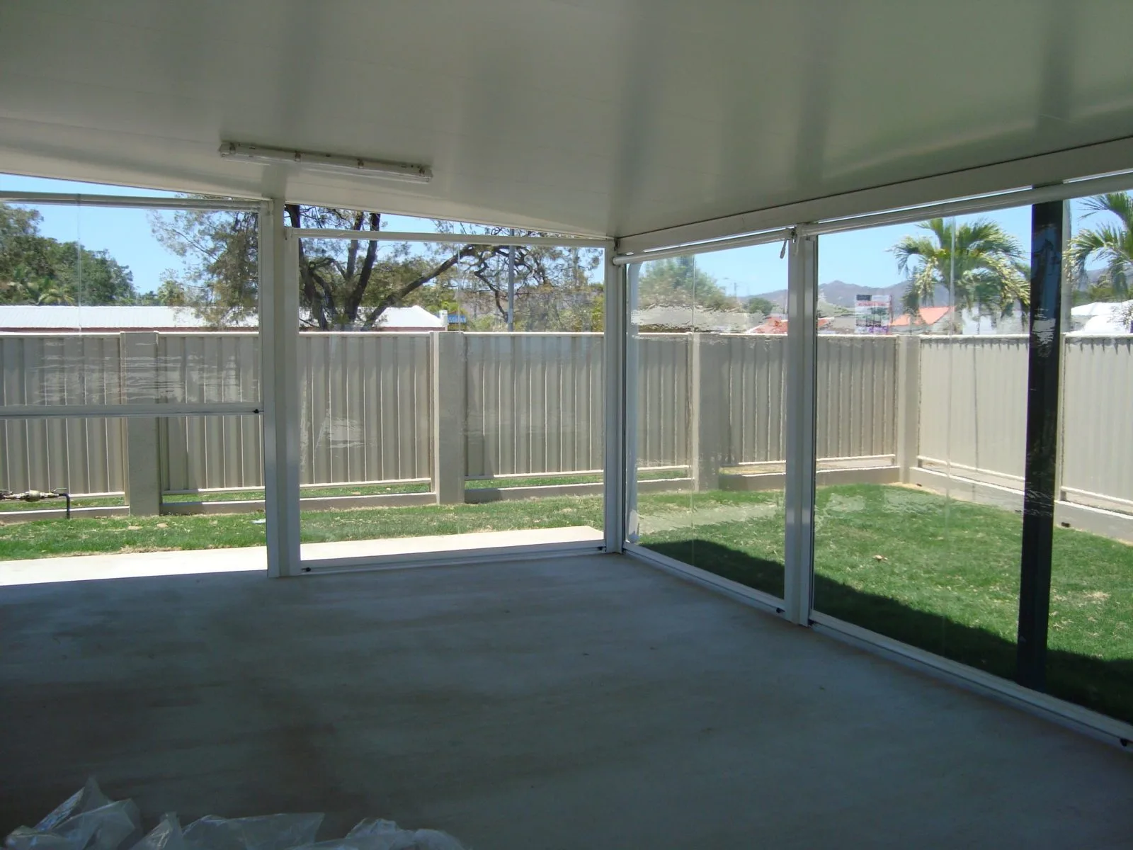 CLEAR PVC PATIO BLINDS TOWNSVILLE
